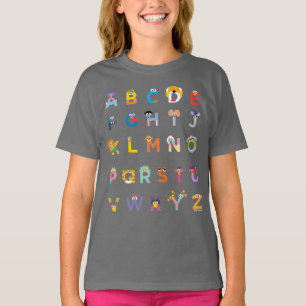 Sesamstraat Alphabet T-shirt