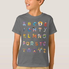 Sesamstraat Alphabet T-shirt