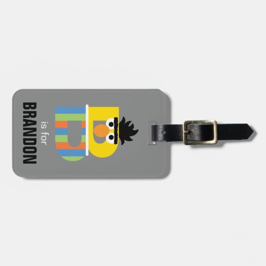 Sesamstraat | B voor Bert Bagagelabel (Voorkant horizontaal)