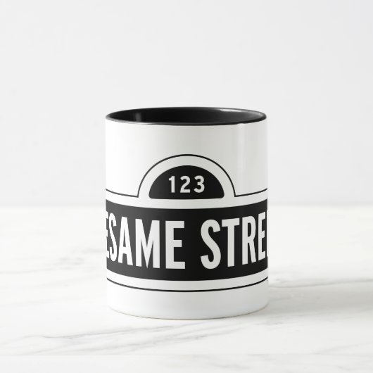 Sesamstraat | B&W Logo Mok (Midden)