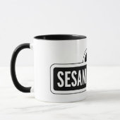 Sesamstraat | B&W Logo Mok (Links)
