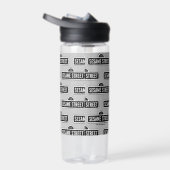 Sesamstraat | B&W Logo Waterfles (Rechts)