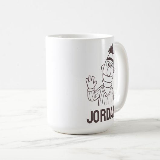 Sesamstraat | Bert Bright | Jouw namen toevoegen Koffiemok (Voorkant rechts)