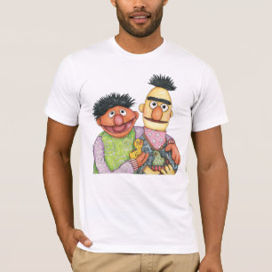 Sesamstraat Bert en Ernie Waterverf T-shirt
