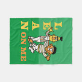 Sesamstraat | Bert & Ernie Lean op Mij Fleece Deken (Voorkant (Horizontaal))