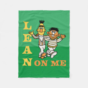 Sesamstraat Bert & Ernie Lean op Mij Fleece Deken