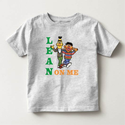 Sesamstraat | Bert & Ernie Lean op Mij Kinder Shirts (Voorkant)