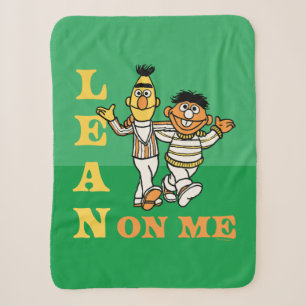 Sesamstraat Bert & Ernie Lean op Mij Sherpa Deken