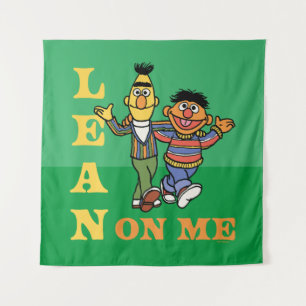 Sesamstraat   Bert & Ernie Lean op Mij Wandkleed