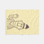Sesamstraat | Bert Fleece Deken (Voorkant (Horizontaal))