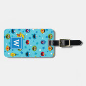 Sesamstraat | Best Friends Star Pattern Bagagelabel (Voorkant horizontaal)