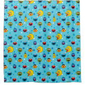 Sesamstraat | Best Friends Star Pattern Douchegordijn (Voorkant)