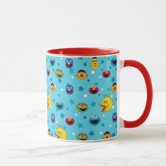 Sesamstraat | Best Friends Star Pattern Mok (Rechts)
