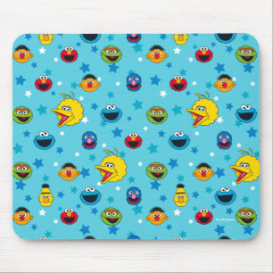 Sesamstraat Best Friends Star Pattern Muismat