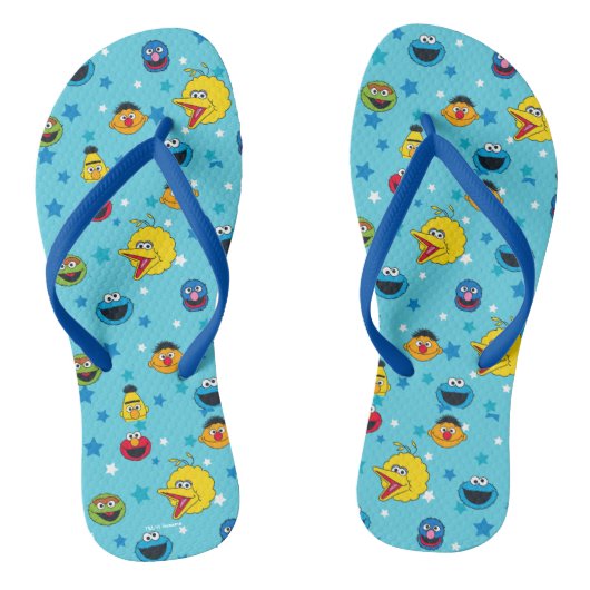 Sesamstraat | Best Friends Star Pattern Teenslippers (Voetbed)