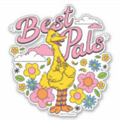 Sesamstraat | Beste gele vogelpels Sticker (Voorkant)