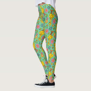 Sesamstraat Big Bird & Little Bird Pattern Leggings