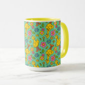 Sesamstraat | Big Bird & Little Bird Pattern Mok (Voorkant rechts)