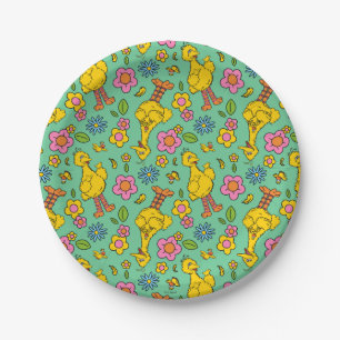 Sesamstraat Big Bird & Little Bird Pattern Papieren Bordje