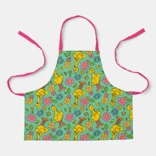 Sesamstraat Big Bird & Little Bird Pattern Schort