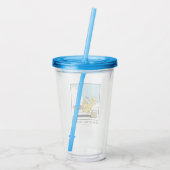 Sesamstraat | Big Bird Relax Refresh Recharge Acryl Drinkbeker (Achterkant)