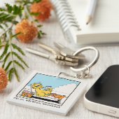 Sesamstraat | Big Bird Relax Refresh Recharge Sleutelhanger (Voorkant Rechts)