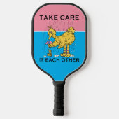 Sesamstraat | Big Bird Zorg voor elkaar Pickleball Paddle (Achterkant)