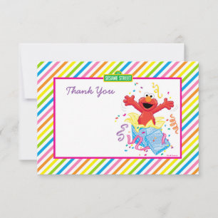 Sesamstraat Birthday Elmo Girl Bedankkaart