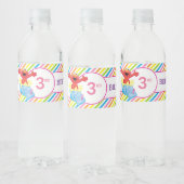 Sesamstraat | Birthday Elmo Girl Waterfles Etiket (Flessen)