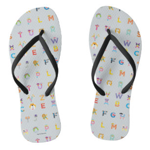 Sesamstraat   Brieven van het alfabet Teenslippers