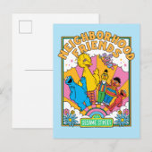 Sesamstraat | Buurvrienden Briefkaart (Voorkant / Achterkant)