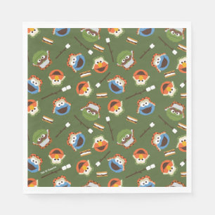 Sesamstraat Camping is meer leuk met vrienden Servet