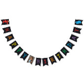 Sesamstraat Chalkboard Birthday Vlaggetjes (Alle)