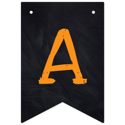 Sesamstraat Chalkboard Birthday Vlaggetjes (Derde vlag)