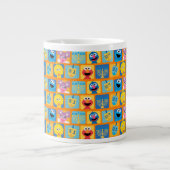 Sesamstraat Chanoeka patroon Extra Grote Beker (Voorkant)