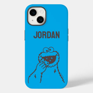 Sesamstraat   Cookie Monster Bright   Naam toevoeg Case-Mate iPhone 14 Hoesje