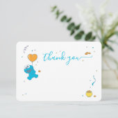 Sesamstraat | Cookie Monster Dank u Kaart (Staand voorkant)