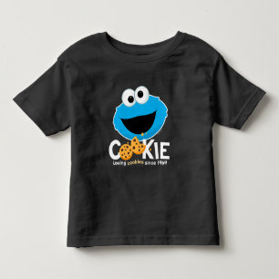 Sesamstraat   Cookie Monster Loving Cookies Kinder Shirts