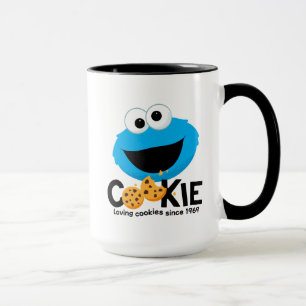Sesamstraat Cookie Monster Loving Cookies Mok
