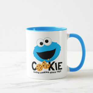 Sesamstraat Cookie Monster Loving Cookies Mok