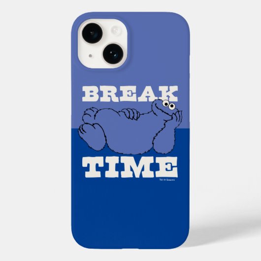 Sesamstraat | Cookie Monster Pauze tijd Case-Mate iPhone Case (Achterkant)