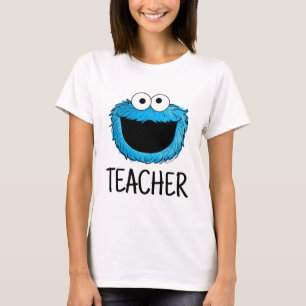 Sesamstraat   Cookie Monster Teacher T-shirt