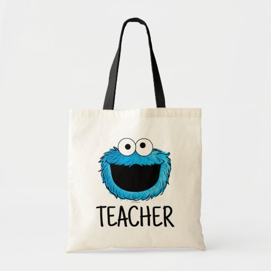 Sesamstraat | Cookie Monster Teacher Tote Bag (Voorkant)