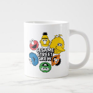 Sesamstraat Crew Extra Grote Beker