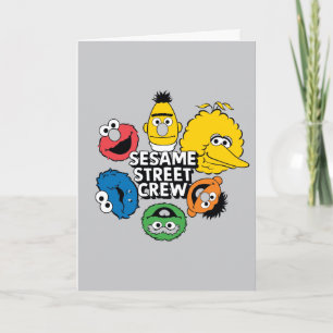 Sesamstraat Crew Kaart