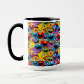 Sesamstraat Crew Pattern Mok (Links)