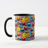 Sesamstraat Crew Pattern Mok (Links)