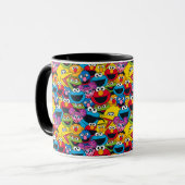 Sesamstraat Crew Pattern Mok (Voorkant links)