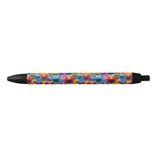 Sesamstraat Crew Pattern Zwarte Inkt Pen (Voorkant)
