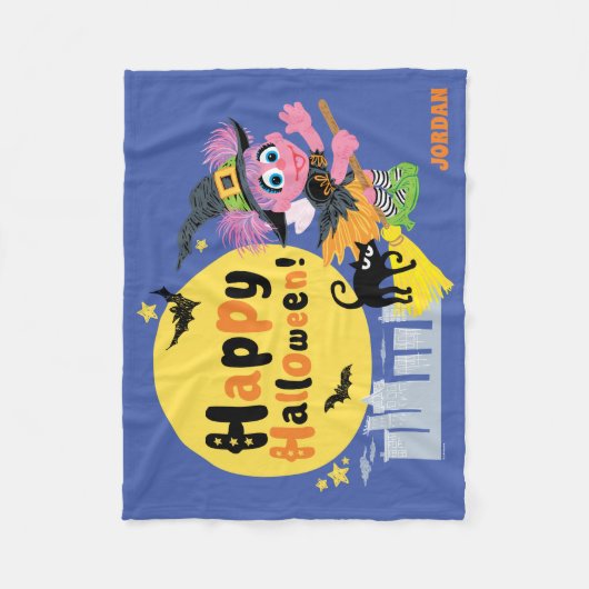 Sesamstraat | Cute Halloween Pattern Fleece Deken (Voorkant)